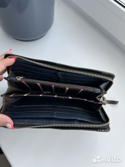 Мужской кошелек натуральная кожа
