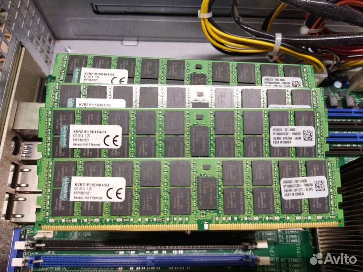 Оперативная память 16Gb ddr4 ECC Kingston, Samsung