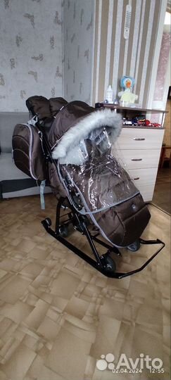 Коляска санки