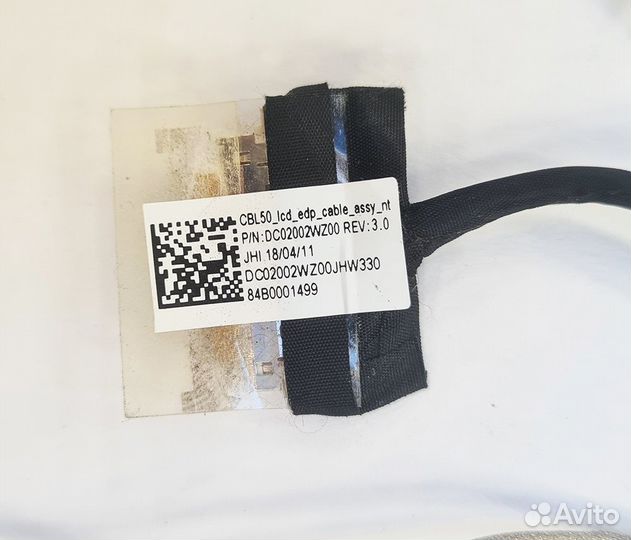 Б\У Шлейф матрицы CBL50 lcd edp cable assy nt HP 1