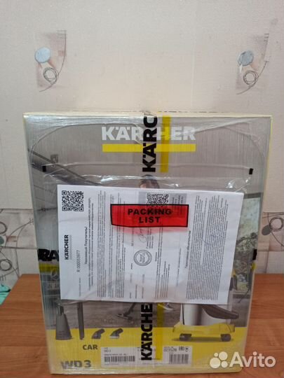 Пылесос Karcher WD 3 S V-17/6/20 CAR 1.628-149.0