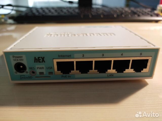 Маршрутизатор Mikrotik hEX