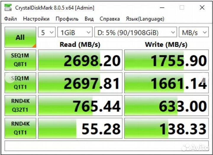 SSD накопитель adata legend 710 M.2 2280 1 тб