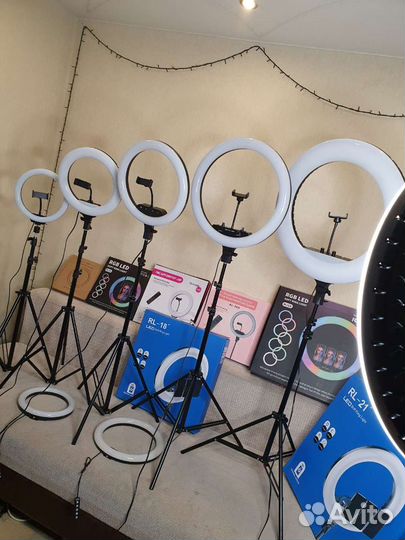 Кольцевая селфи лампа, Свет для съемки, в наличии