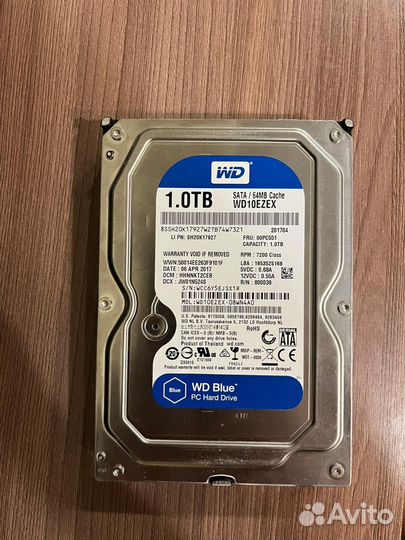 Жесткий диск 1 тб wd blue
