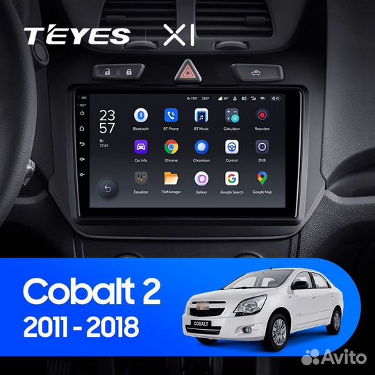 Магнитола на Chevrolet Cobalt Teyes X1 4G 2/32