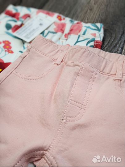 Hm 74, новое для девочки (платье,штаны,слипы)