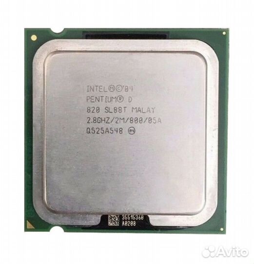 Процессор Intel Pentium D 820 SL88T 2.80 GHz