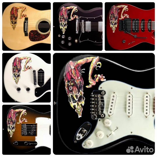 Наклейки для гитары