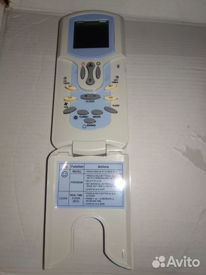 Пульт ду для сплит системы daikin / siesta