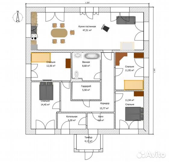 Строительство домов. Строительная бригада