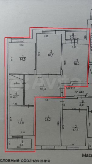 3-к. квартира, 102,1 м², 21/23 эт.