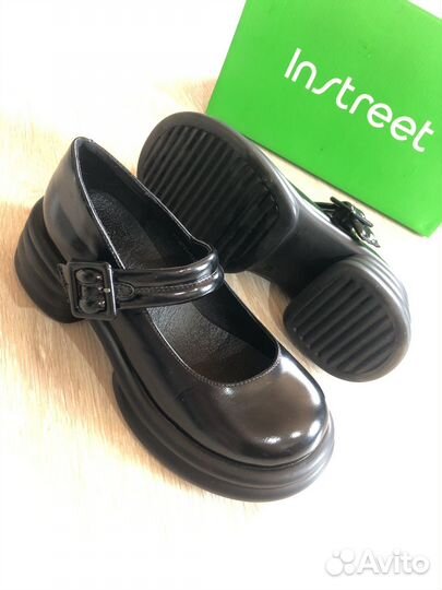 Туфли школьные женские 39 размер черные
