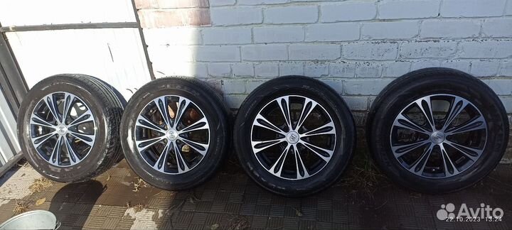 Литые диски r15 4x100 с резиной летней