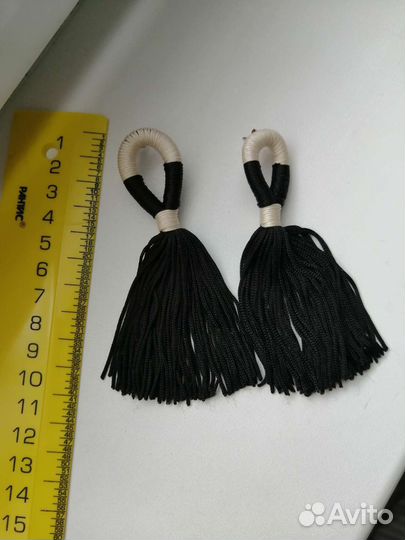 Серьги с кисточками