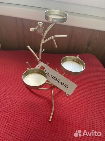 Подсвечник на 3 свечи kuchenland