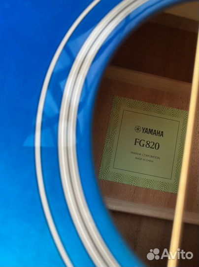 Акустическая гитара yamaha fg820