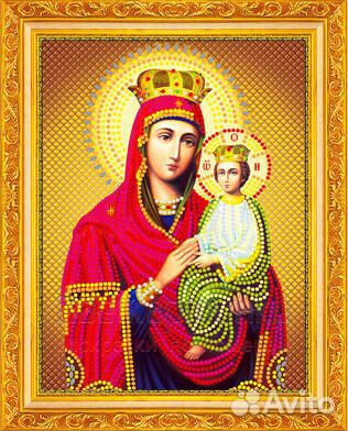 Алмазная мозаика 15x20 Чудотворная икона Божией Ма