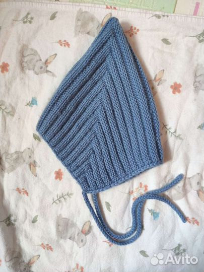 Шапка для мальчика кашемир с мериносом 47-49р