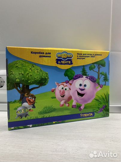 Коллекция домино «Смешарики» из ленты