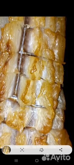 Сом холодного копчения балык