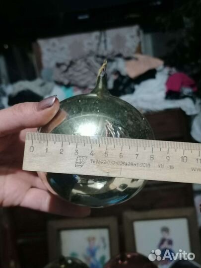 3 больших шара на елку