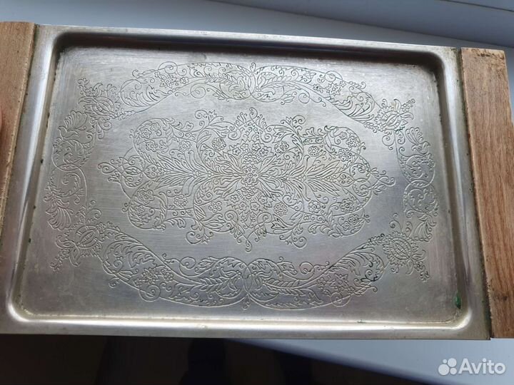 Поднос с гравировкой СССР