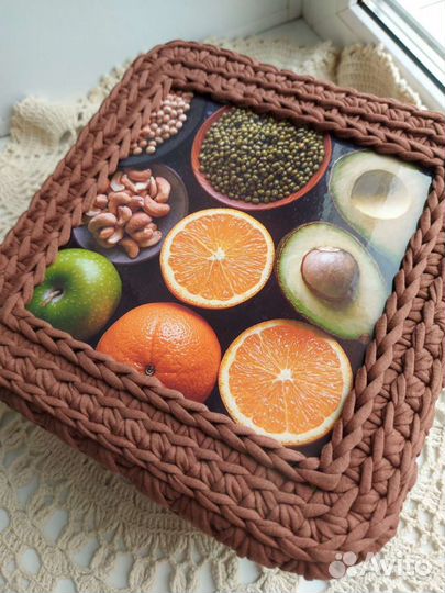 Корзины из трикотажной пряжи