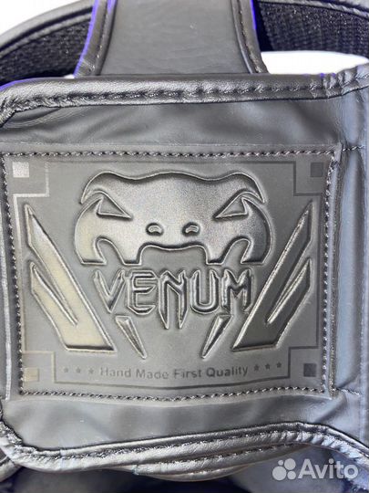 Шлем боксерский Venum Pu Black
