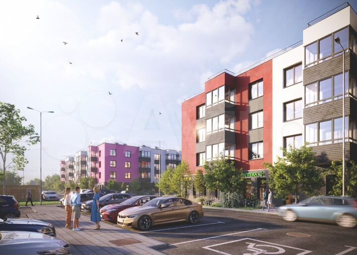 1-к. квартира, 42,2 м², 3/4 эт.