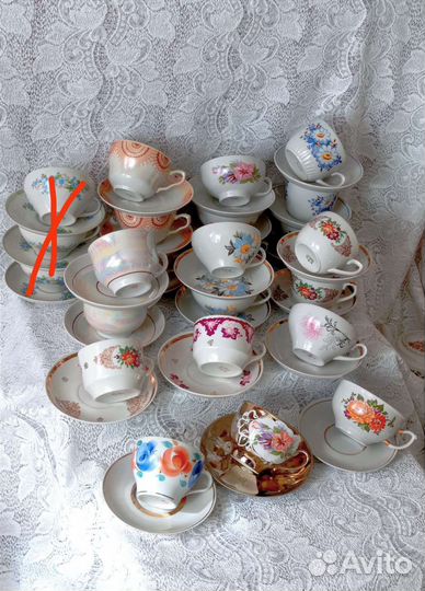 Чайные пары СССР разных фз