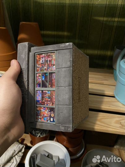 Кашпо бетонное авторское