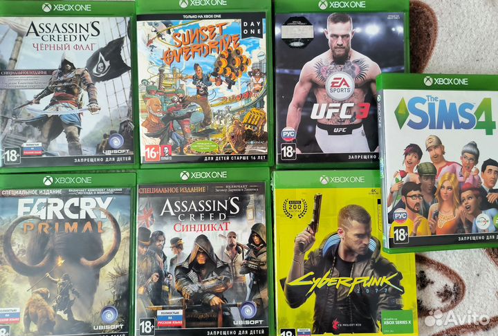 Диски Xbox One,s,x