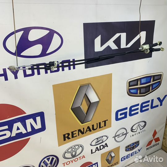 Трос кулисы коробки передач кпп Renault logan