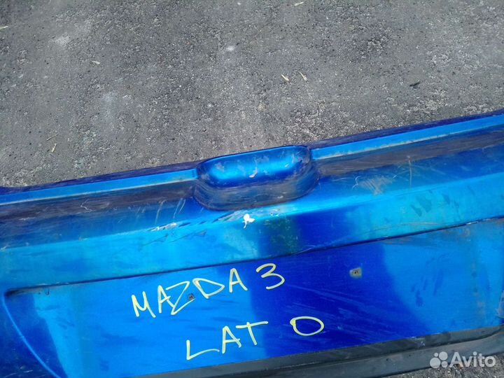 Задний бампер Mazda 3 BK хэтчбек