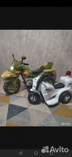 Детский электро мотоцикл