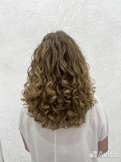 Стрижка кудрявых волос