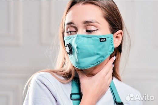 Фартук парикмахера с защитой FSK TiSi бирюзовый