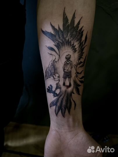 Татуировки за расходники / Модель на татуировку