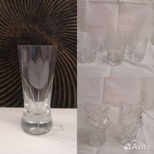 Хрустальные рюмки СССР