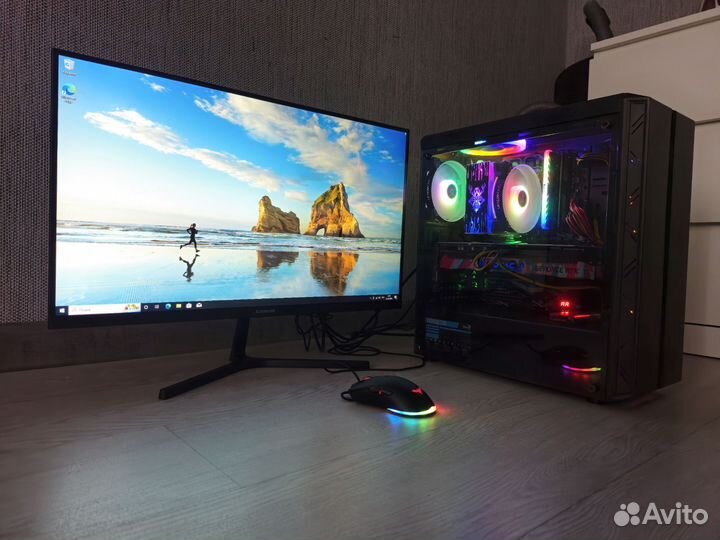 Игровой пк intel 14 ядер/SSDm2/RTX3070+монитор