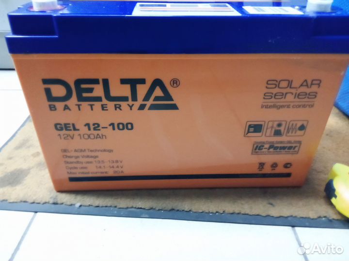 Аккумуляторная батарея Delta GEL 12-100