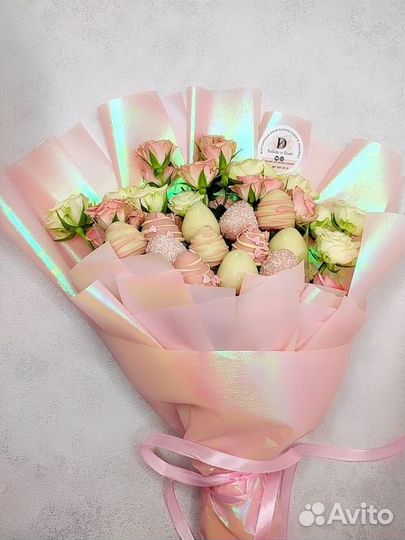 Клубника в шоколаде. Букет из клубники в шоколаде