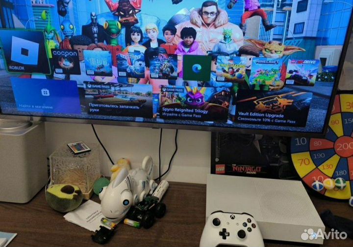 Xbox one s+500игр 1000gb