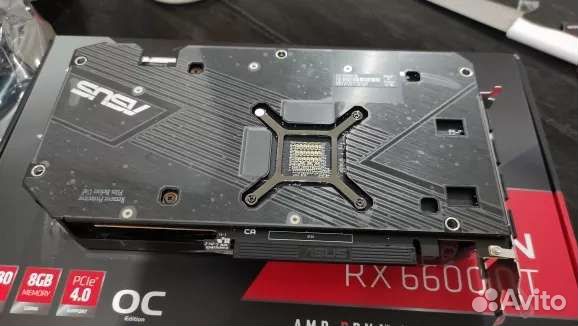 Видеокарта asus Dual Radeon RX 6600 XT OC Edition
