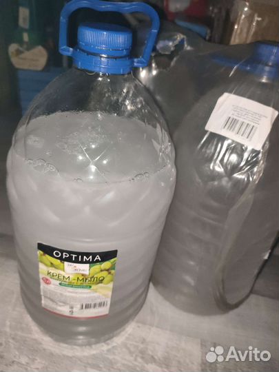 Жидкое крем мыло optima 5л
