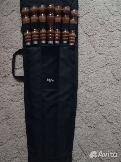 Набор шампуров подарочный