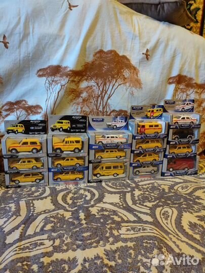 Коллекционные машинки Autotime,русская серия