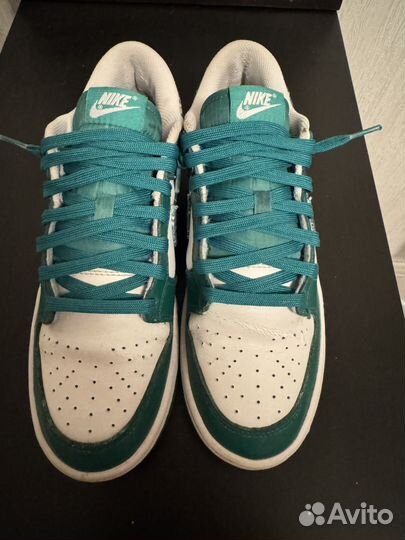 Nike dunk low green paisley