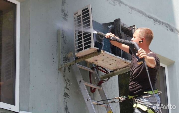 Ремонт, чистка, обслуживание, кондиционеров, сплит